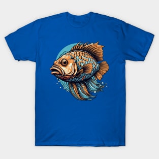 Fishing for a colorful fishy catch of the day T-Shirt